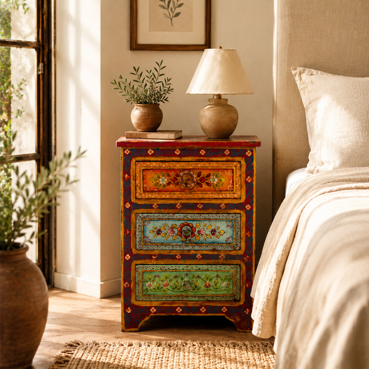 The Hazel Nightstand - Rustic Bloom Nightstand