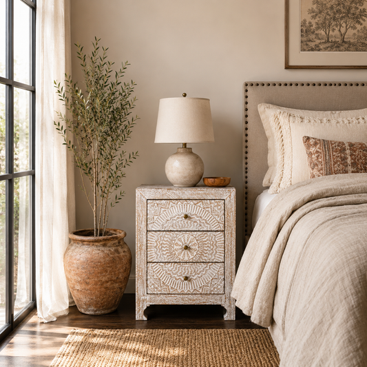 The Henry Nightstand - Rustic Heritage Nightstand