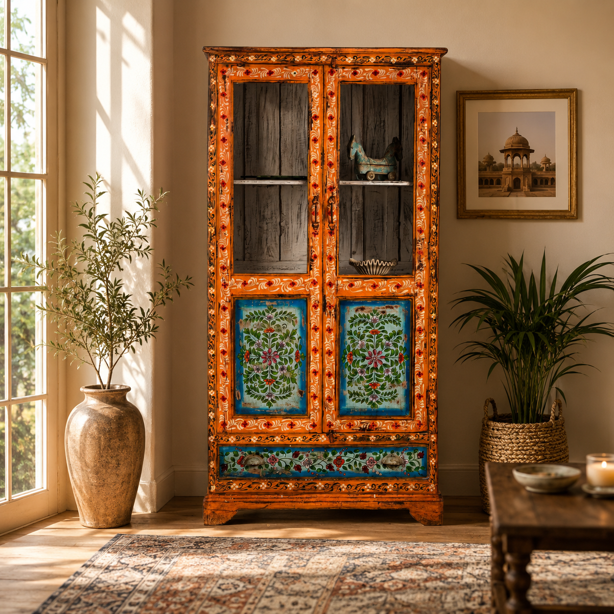 The Harrison Wardrobe - Royal Hand-painted Armoire