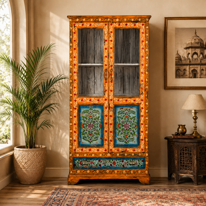 The Harrison Wardrobe - Royal Hand-painted Armoire