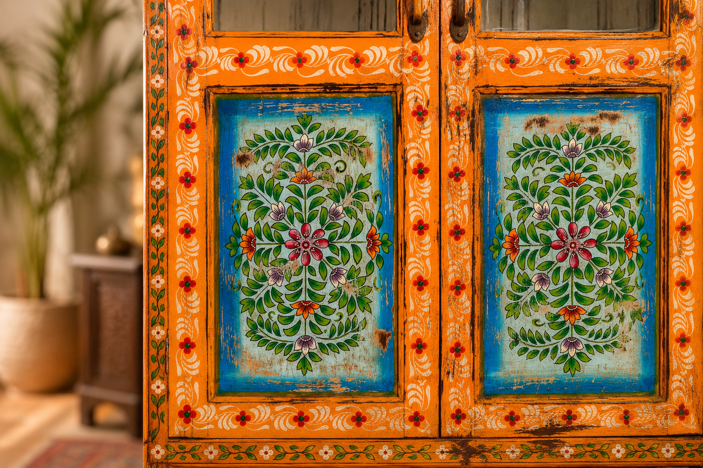 The Harrison Wardrobe - Royal Hand-painted Armoire