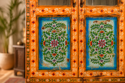 The Harrison Wardrobe - Royal Hand-painted Armoire
