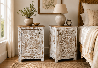 The Louis Nightstand - Heritage Wood Nightstand