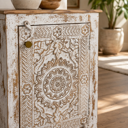 The Louis Nightstand - Heritage Wood Nightstand