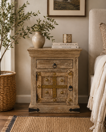 The Evelyn Nightstand - Bohemian Bloom Nightstand