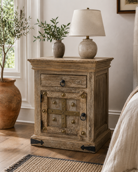 The Evelyn Nightstand - Bohemian Bloom Nightstand