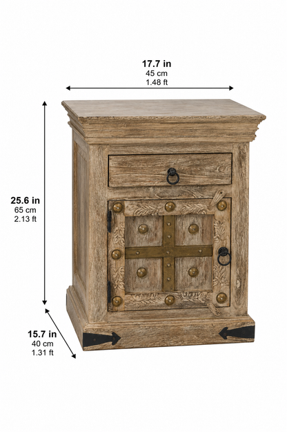 The Evelyn Nightstand - Bohemian Bloom Nightstand