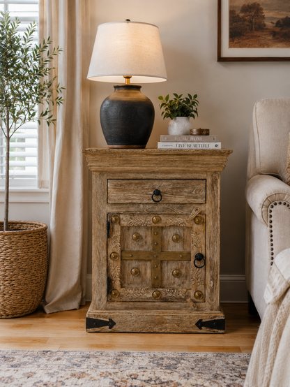 The Evelyn Nightstand - Bohemian Bloom Nightstand
