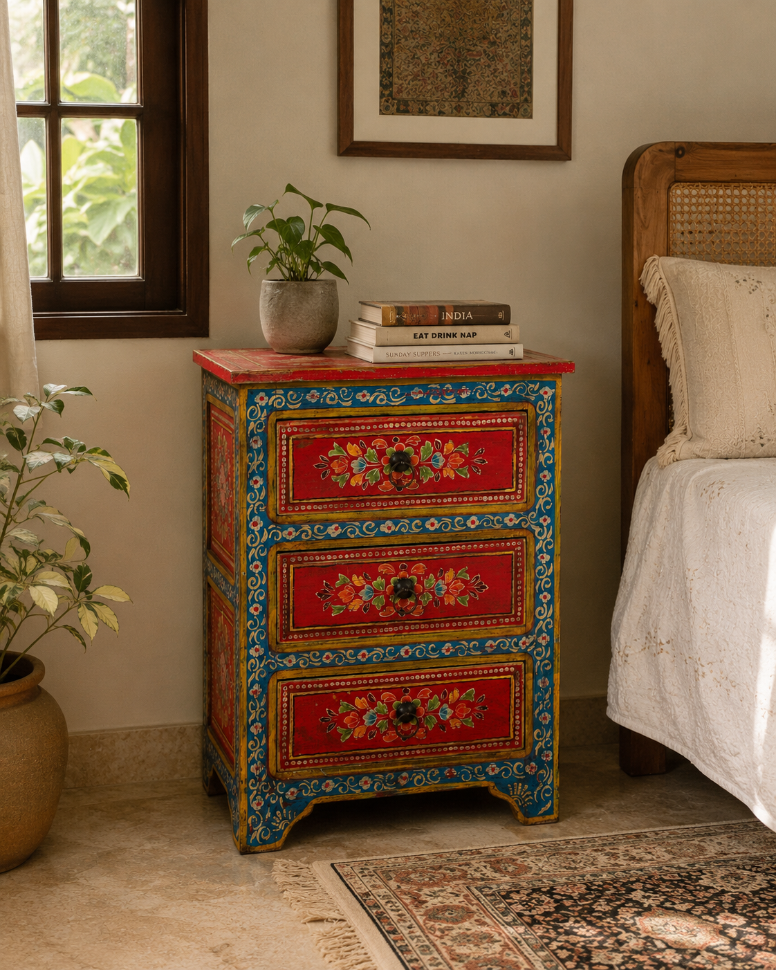 The Sebastian Nightstand - Royal Heritage Nightstand