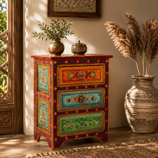 The Hazel Nightstand - Rustic Bloom Nightstand