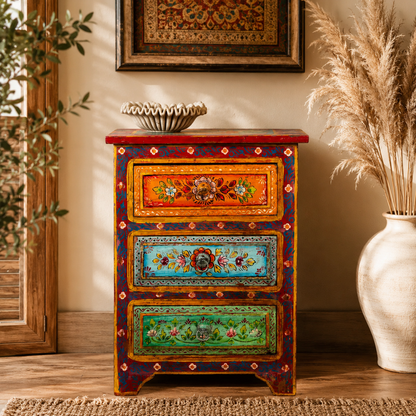 The Hazel Nightstand - Rustic Bloom Nightstand