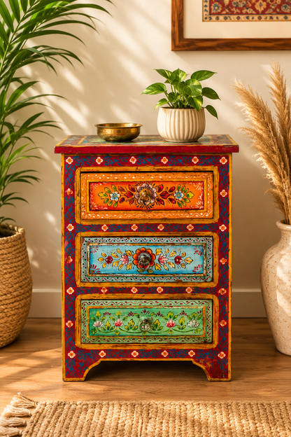 The Hazel Nightstand - Rustic Bloom Nightstand