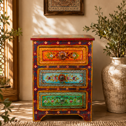 The Hazel Nightstand - Rustic Bloom Nightstand