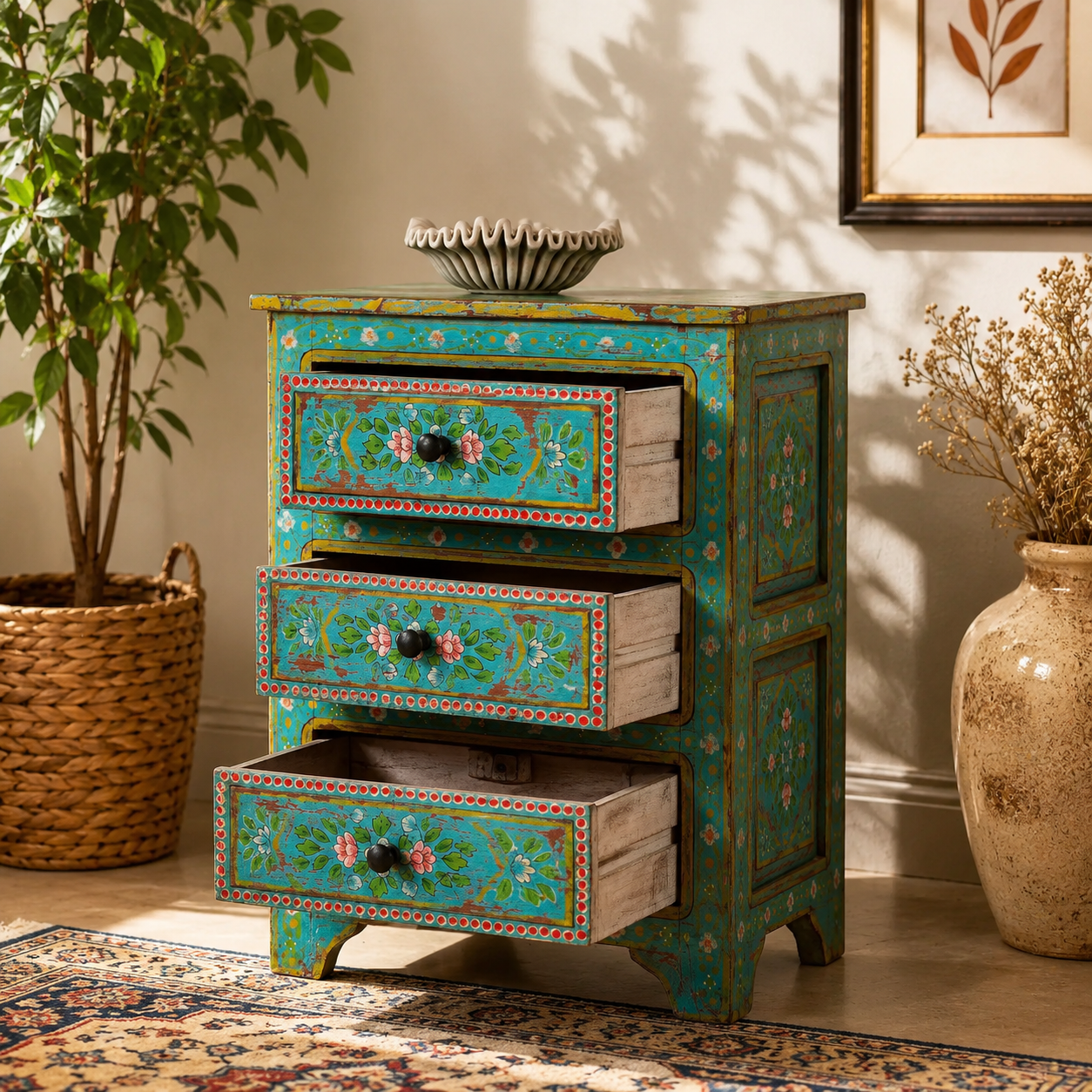 The Felix Nightstand - Rustic Manor Nightstand