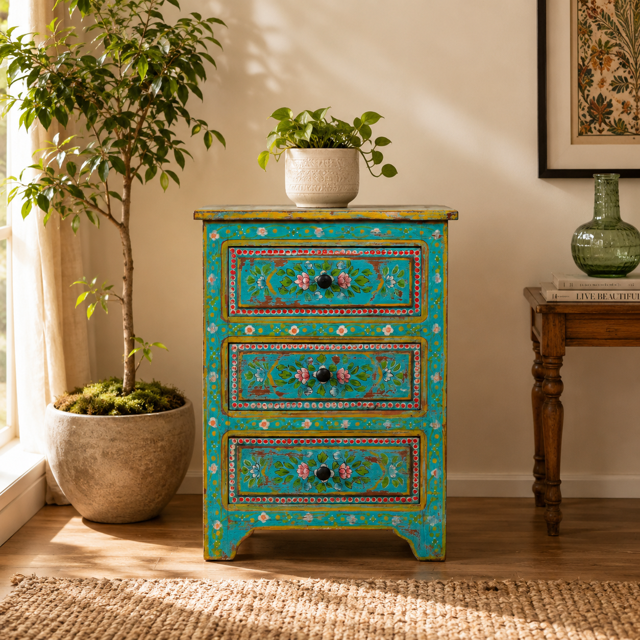 The Felix Nightstand - Rustic Manor Nightstand