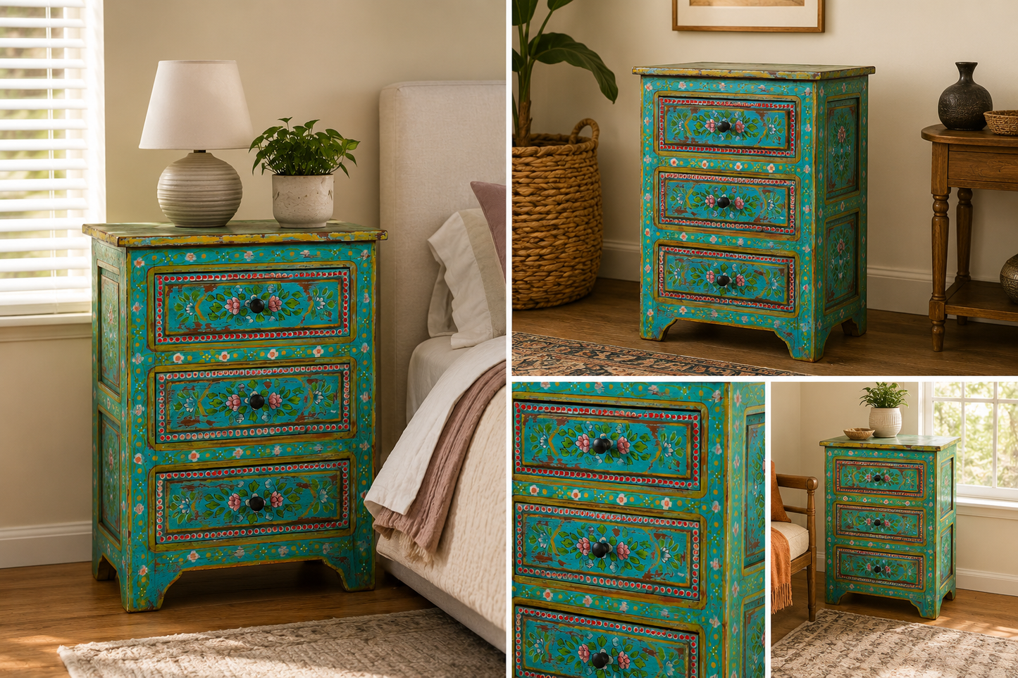The Felix Nightstand - Rustic Manor Nightstand