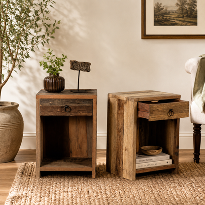 The Matilda Nightstand - Heritage Carved Nightstand