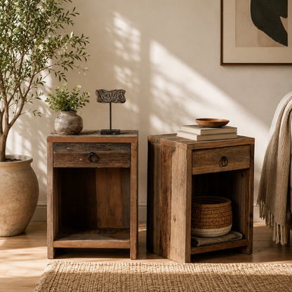 The Matilda Nightstand - Heritage Carved Nightstand