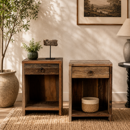 The Matilda Nightstand - Heritage Carved Nightstand