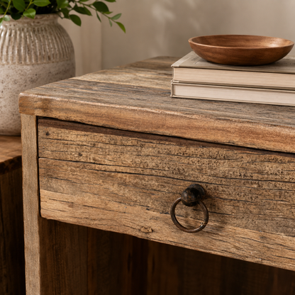 The Matilda Nightstand - Heritage Carved Nightstand