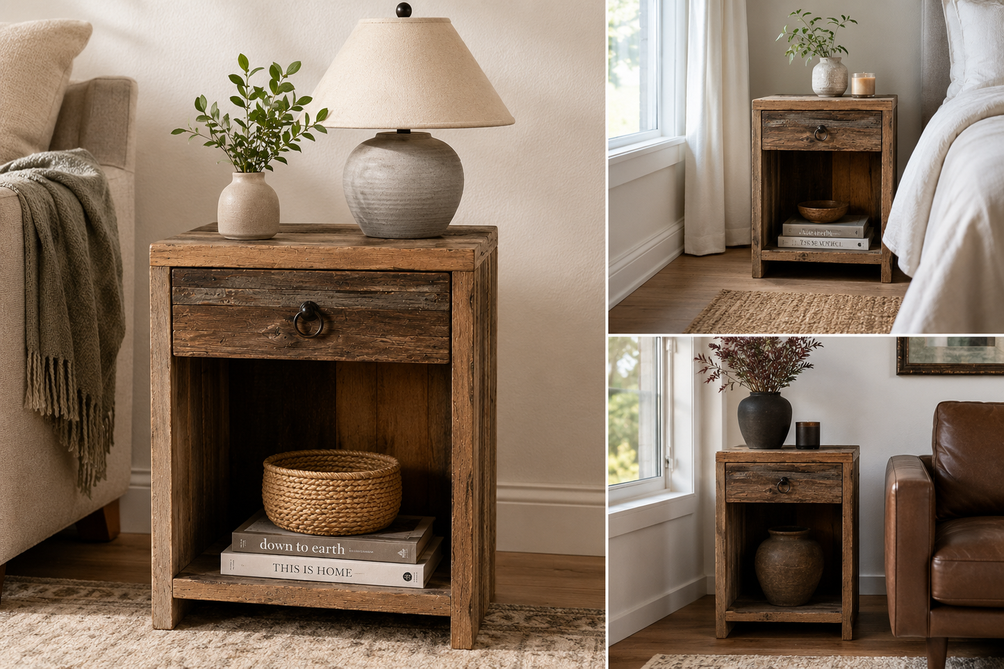 The Matilda Nightstand - Heritage Carved Nightstand
