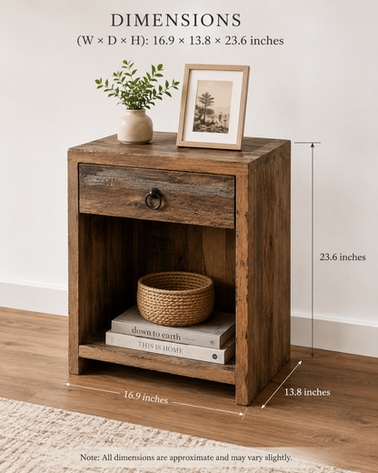 The Matilda Nightstand - Heritage Carved Nightstand
