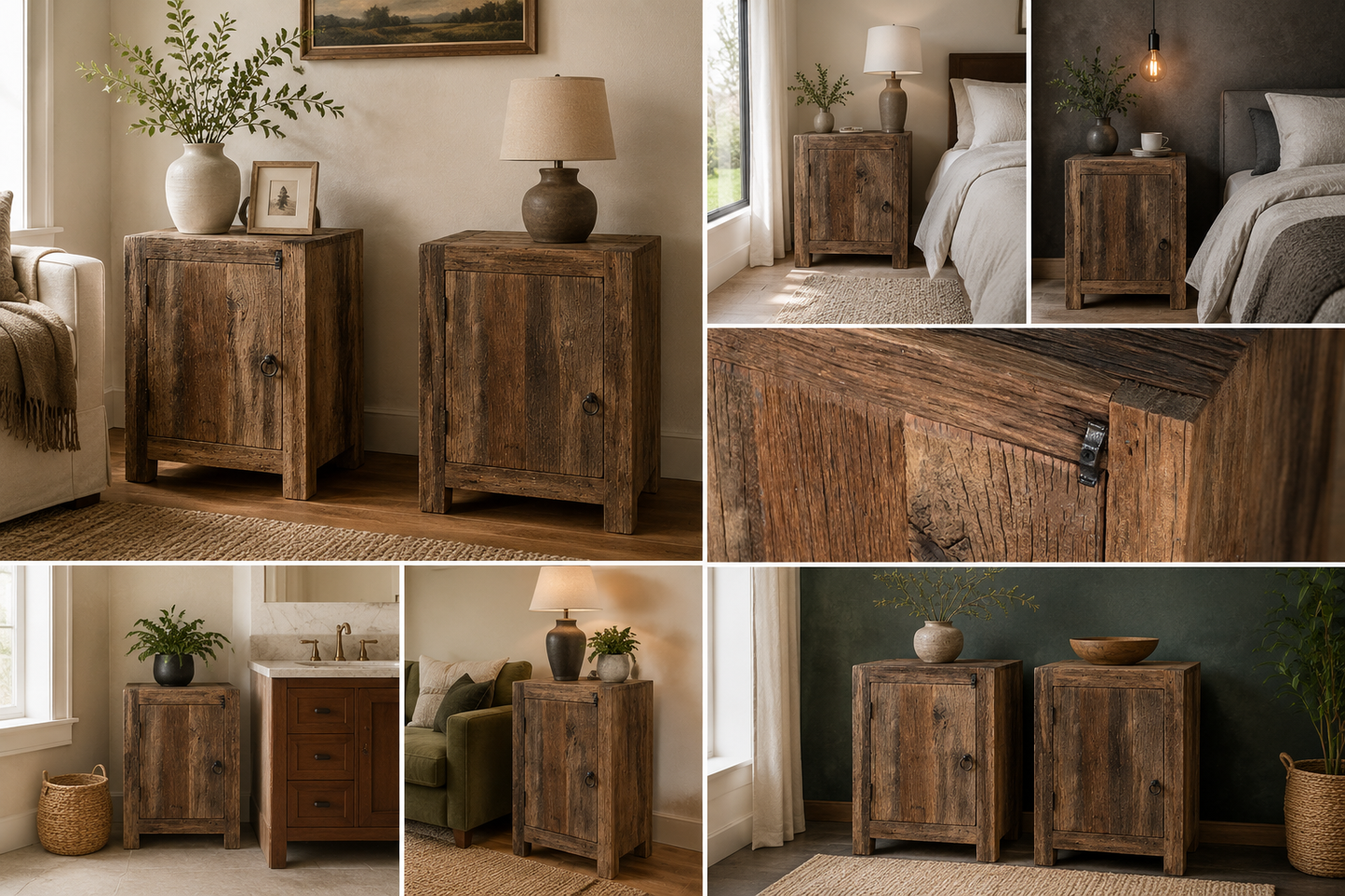 The Oscar Nightstand - Classic Artisan Nightstand
