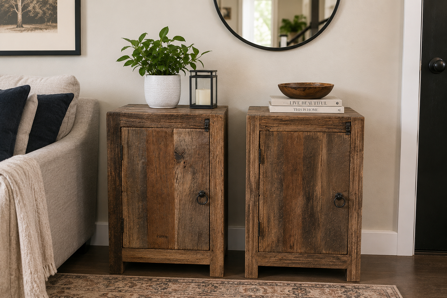 The Oscar Nightstand - Classic Artisan Nightstand