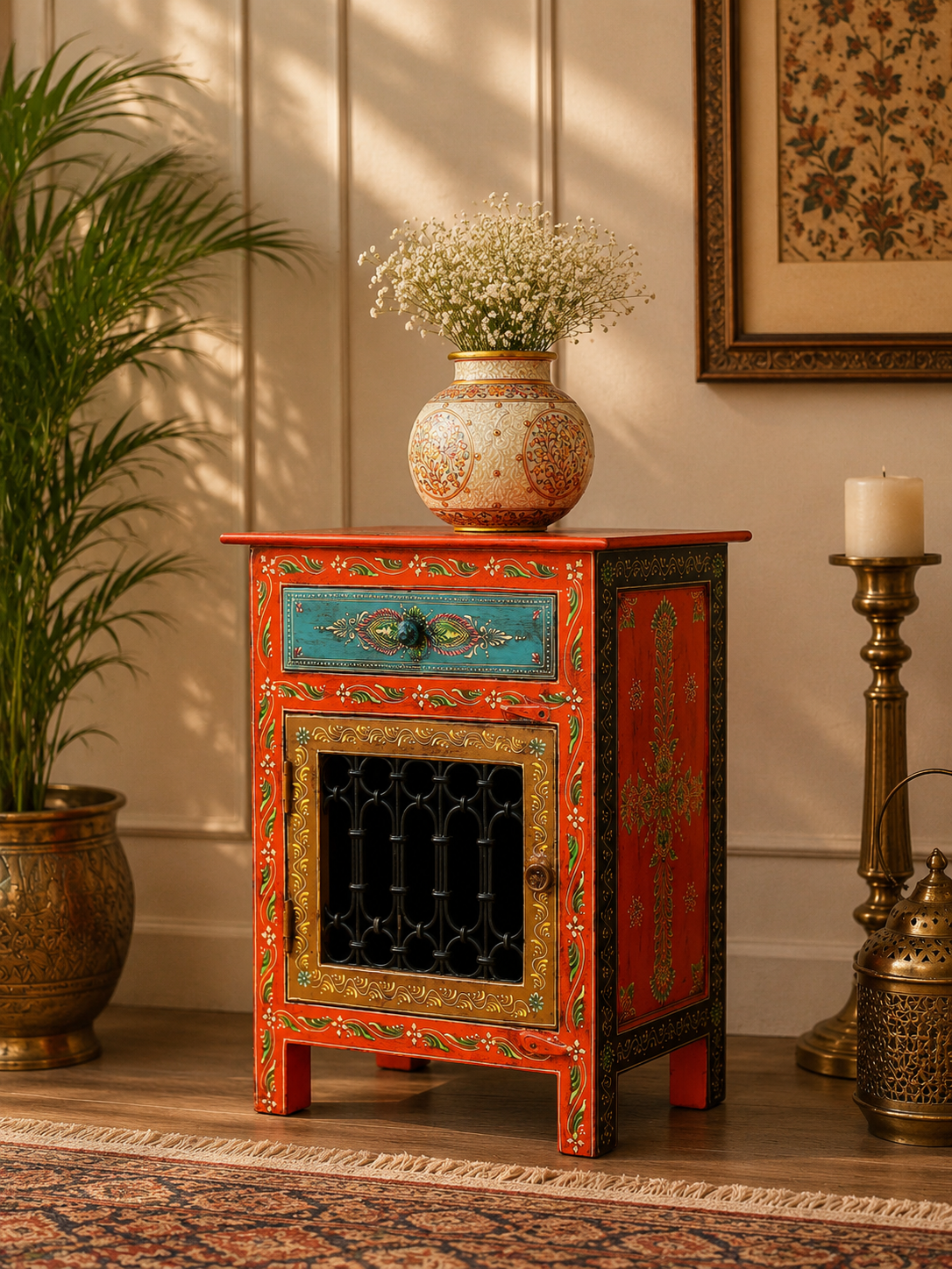 The Jasper Nightstand - Rustic Artisan Nightstand