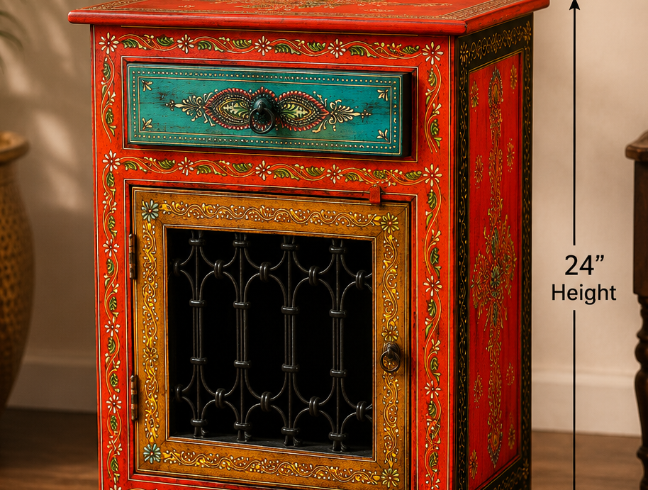 The Jasper Nightstand - Rustic Artisan Nightstand
