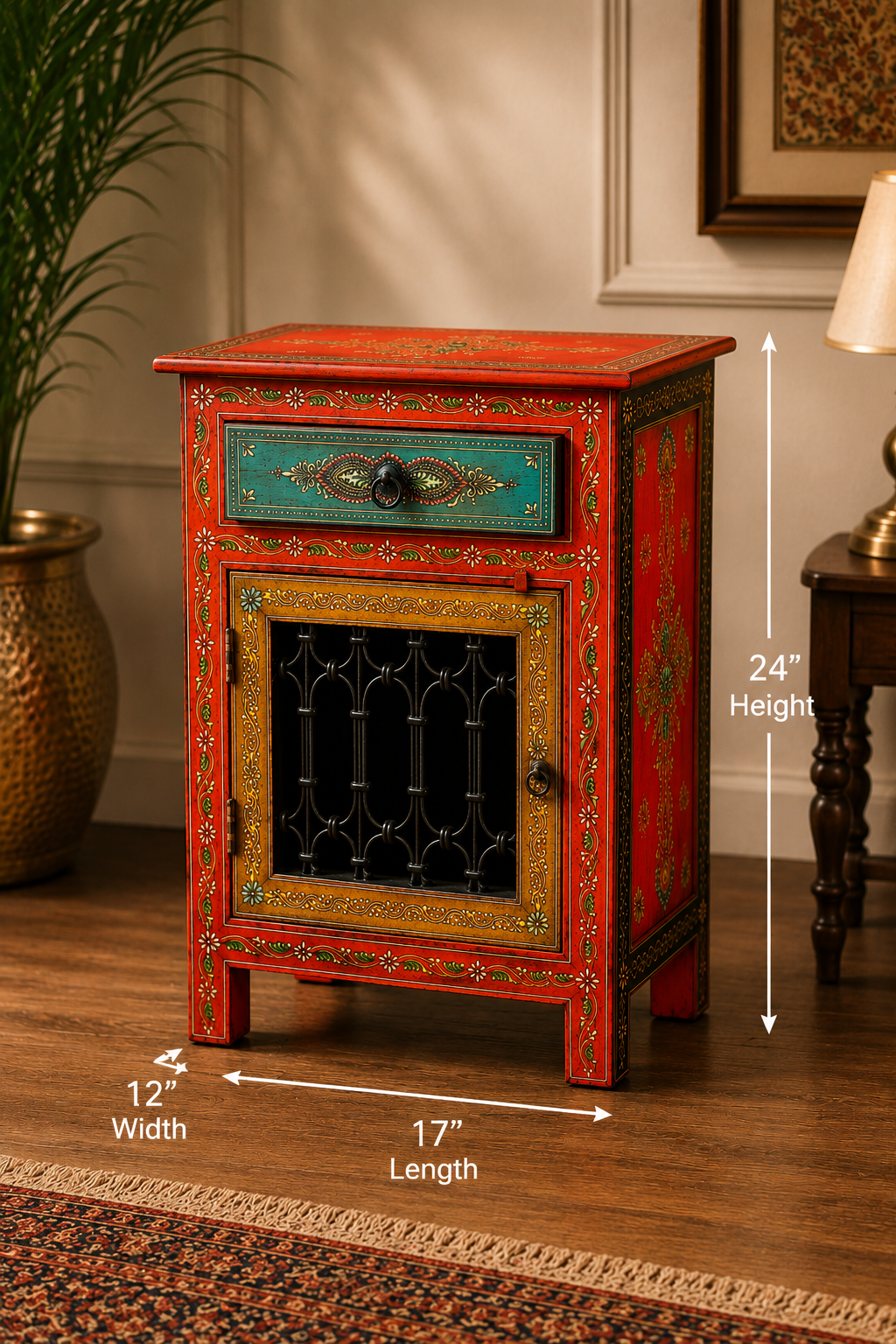 The Jasper Nightstand - Rustic Artisan Nightstand