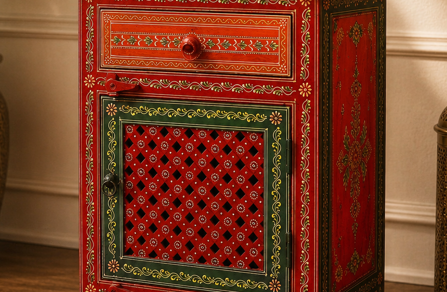 The Theodore Nightstand - Classic Carved Nightstand