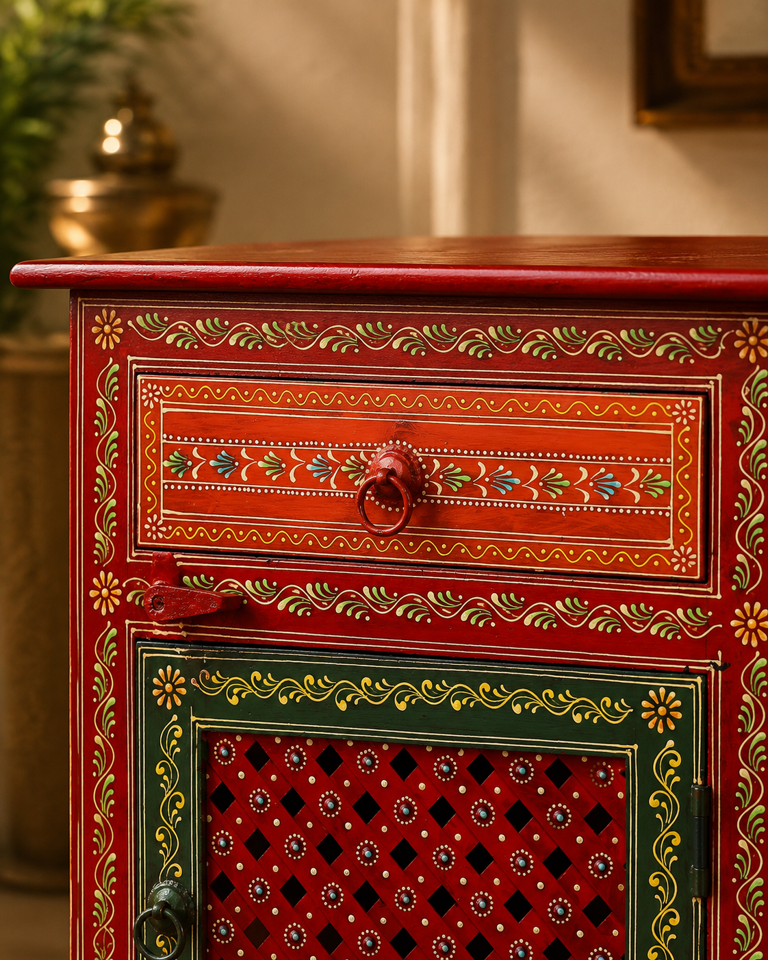 The Theodore Nightstand - Classic Carved Nightstand