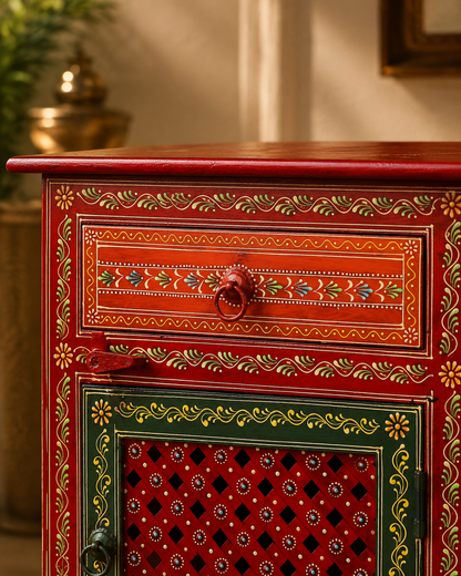 The Theodore Nightstand - Classic Carved Nightstand
