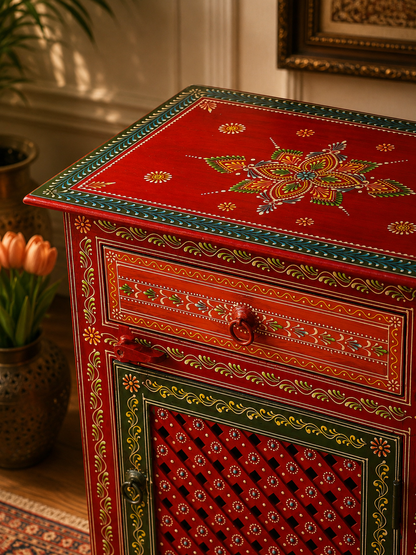 The Theodore Nightstand - Classic Carved Nightstand