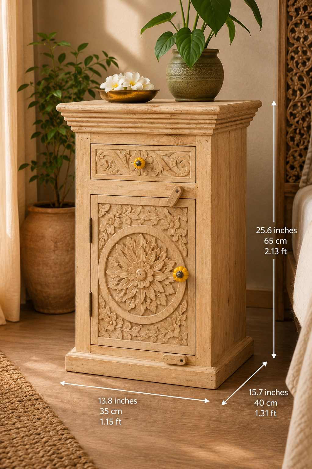 The Florence Nightstand - Vintage Bloom Nightstand