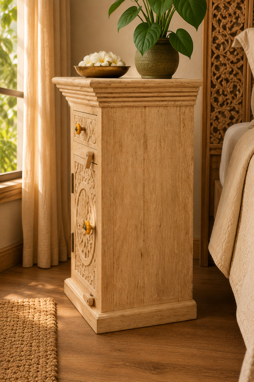The Florence Nightstand - Vintage Bloom Nightstand