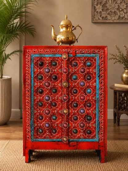 The Eleanor Nightstand - Heritage Floral Nightstand