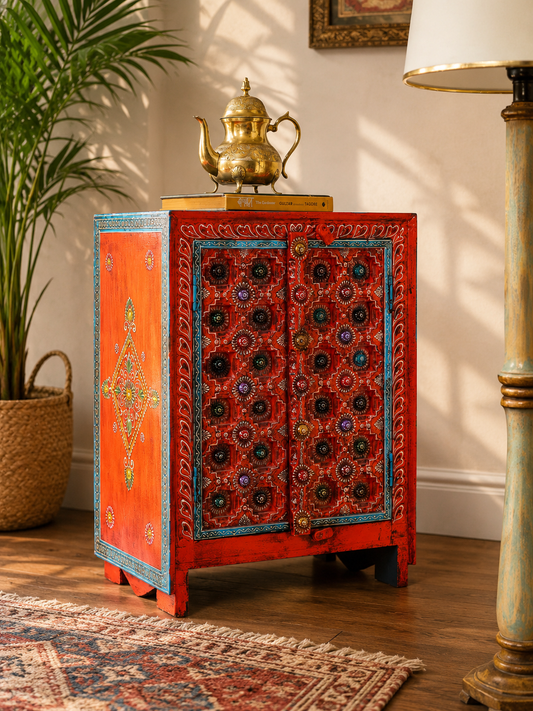 The Eleanor Nightstand - Heritage Floral Nightstand