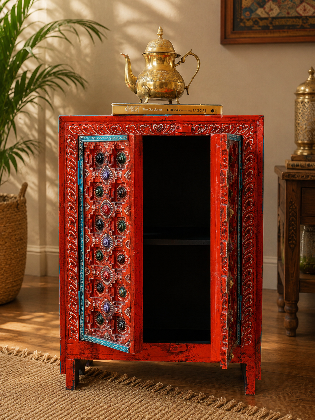 The Eleanor Nightstand - Heritage Floral Nightstand