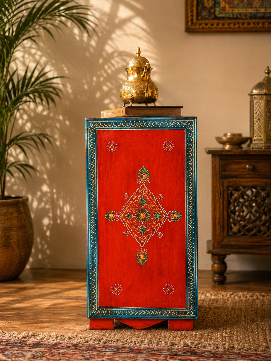The Eleanor Nightstand - Heritage Floral Nightstand
