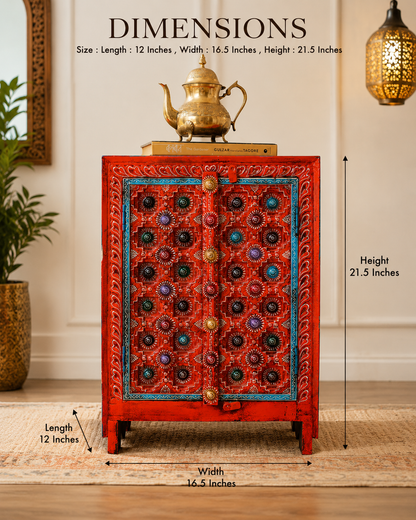 The Eleanor Nightstand - Heritage Floral Nightstand