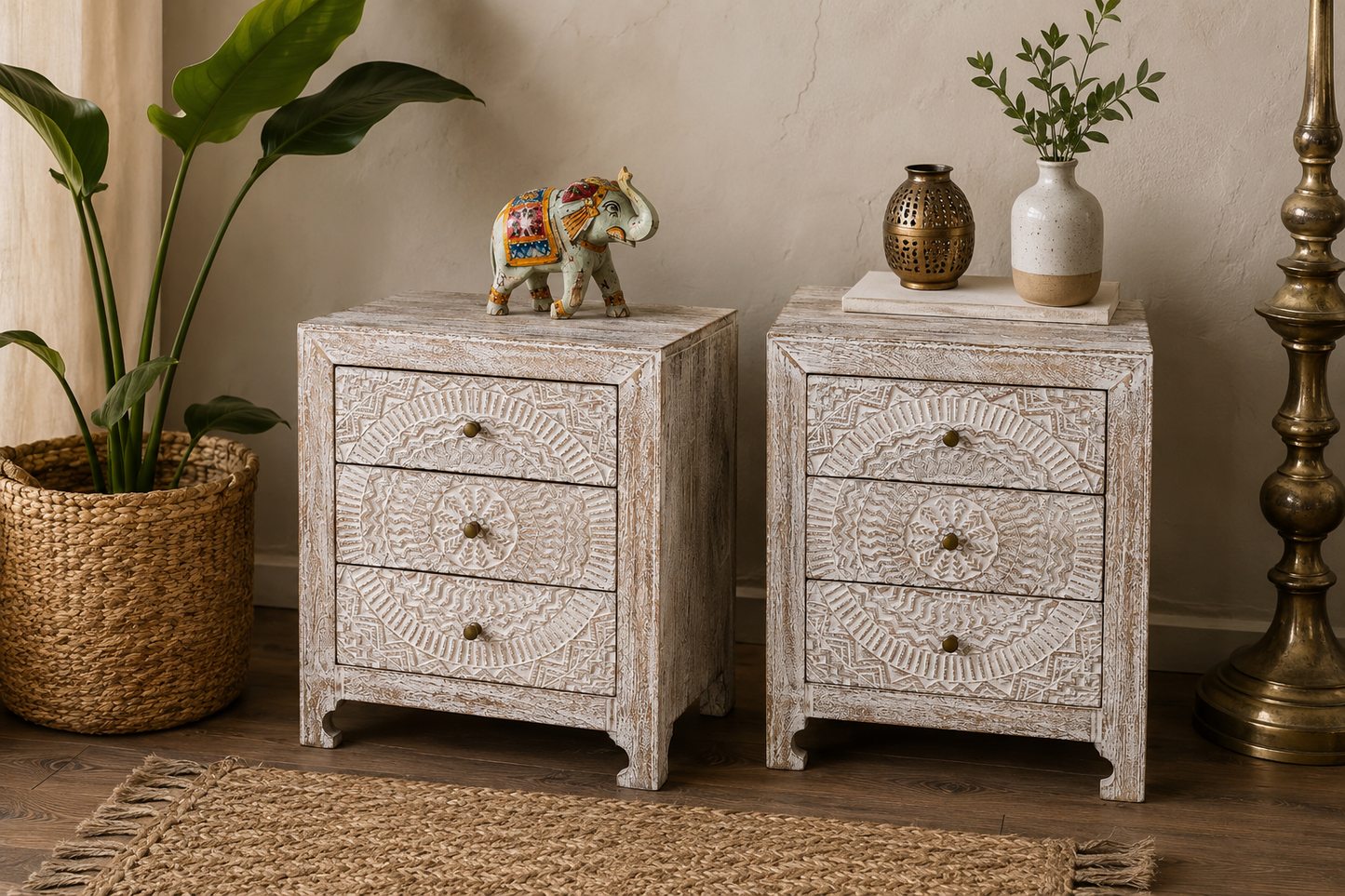 The Henry Nightstand - Rustic Heritage Nightstand