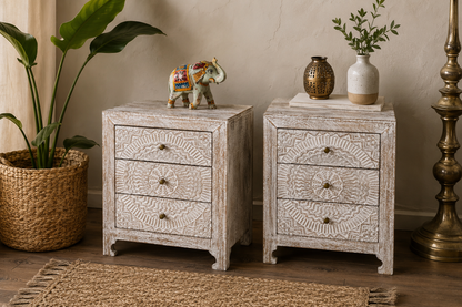 The Henry Nightstand - Rustic Heritage Nightstand