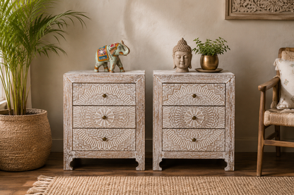 The Henry Nightstand - Rustic Heritage Nightstand