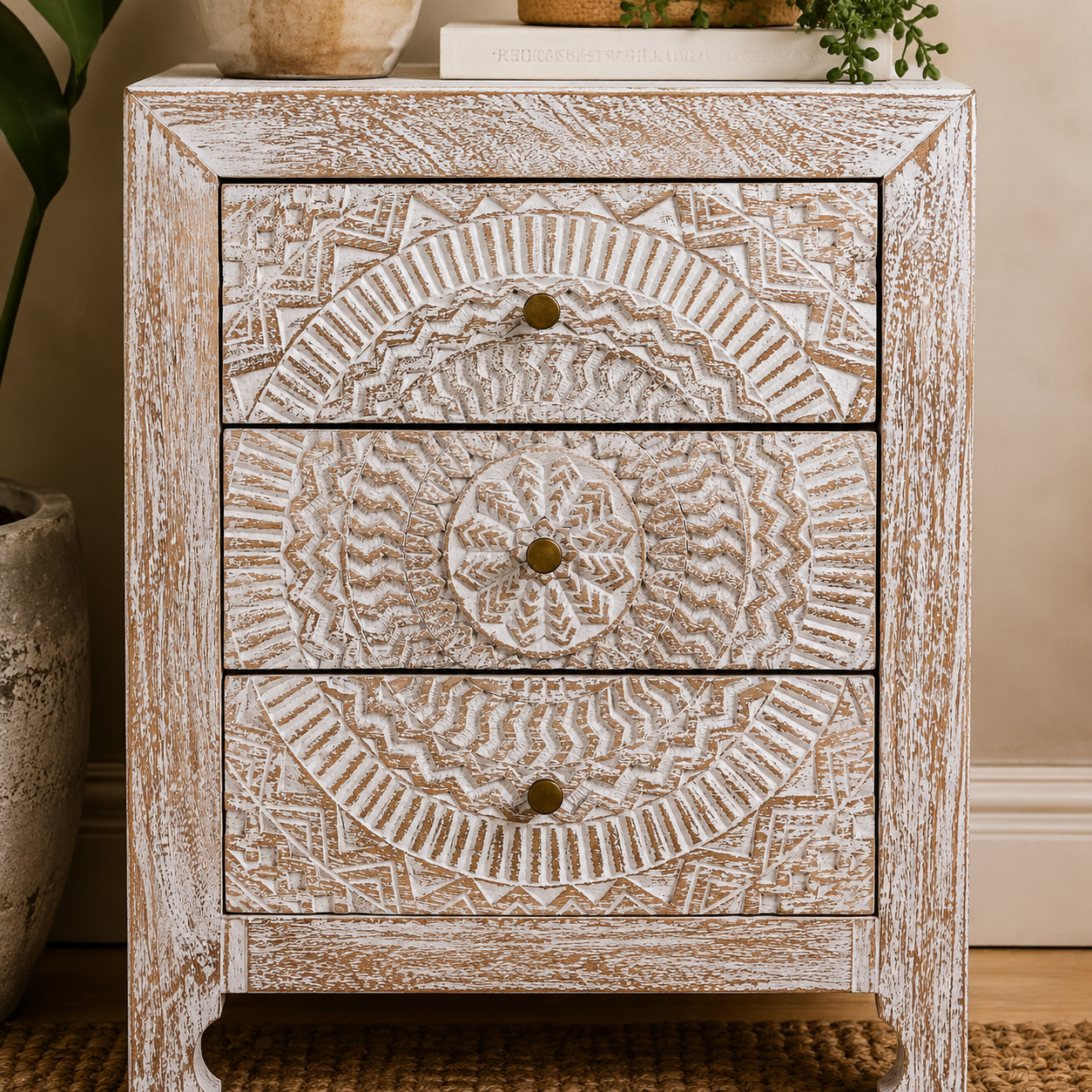 The Henry Nightstand - Rustic Heritage Nightstand