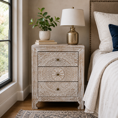 The Henry Nightstand - Rustic Heritage Nightstand
