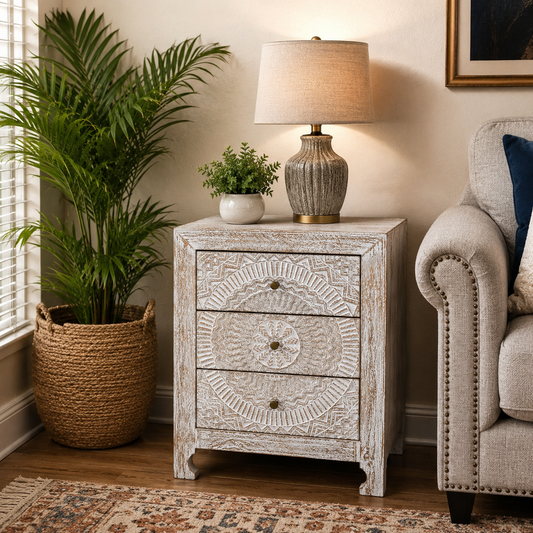 The Henry Nightstand - Rustic Heritage Nightstand