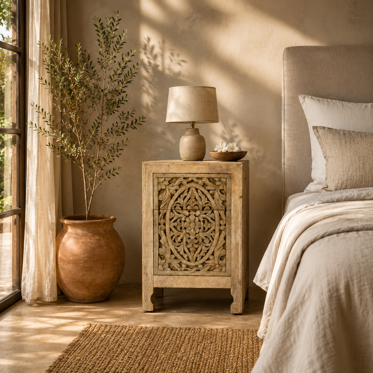 The Oliver Nightstand - Timeless Wood Nightstand