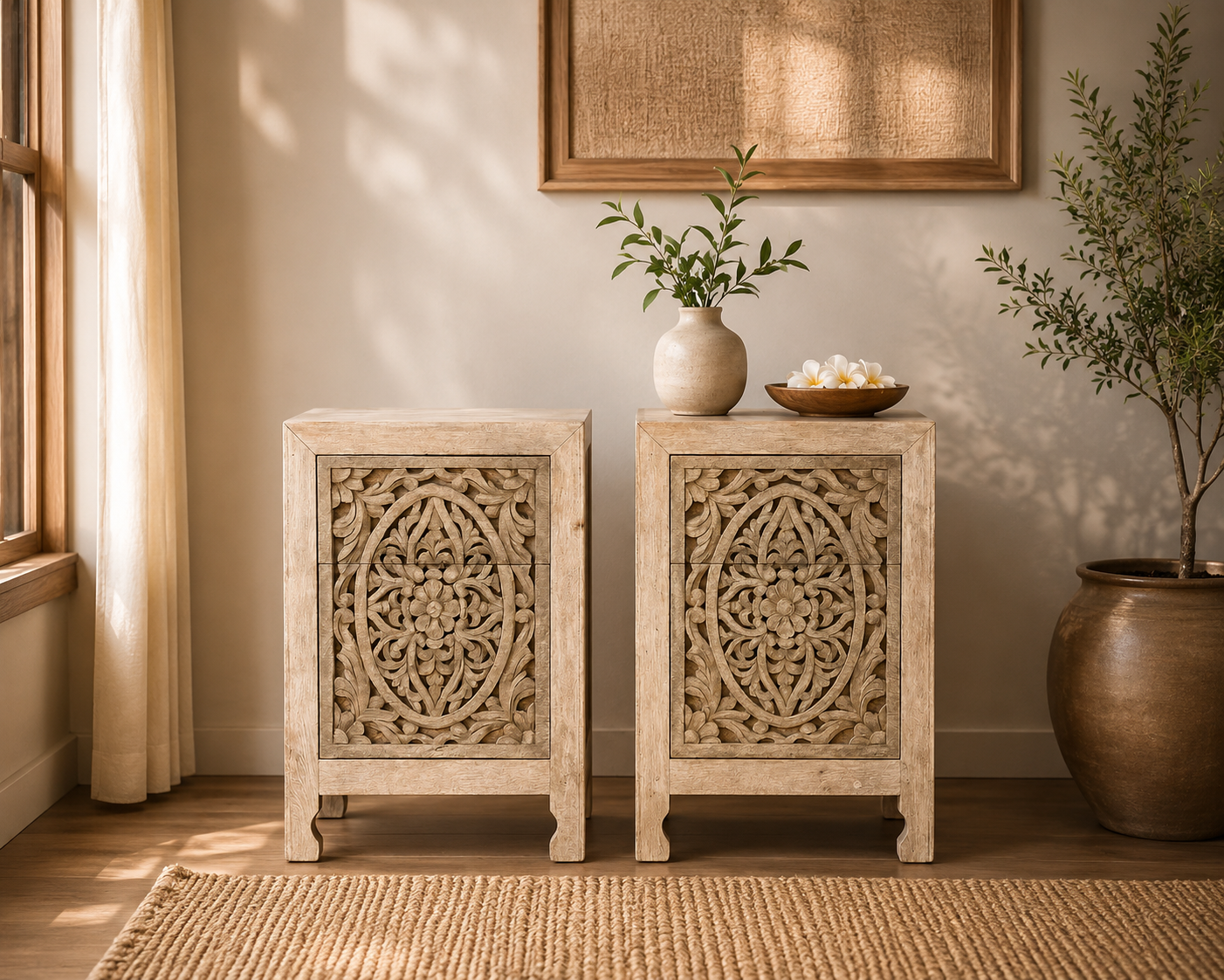 The Oliver Nightstand - Timeless Wood Nightstand